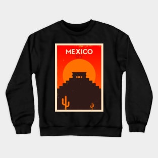 Mexico Poster Design Crewneck Sweatshirt